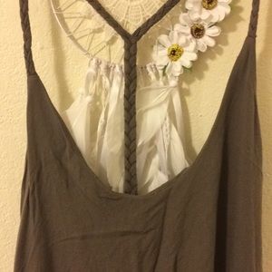 Tobi olive green dress